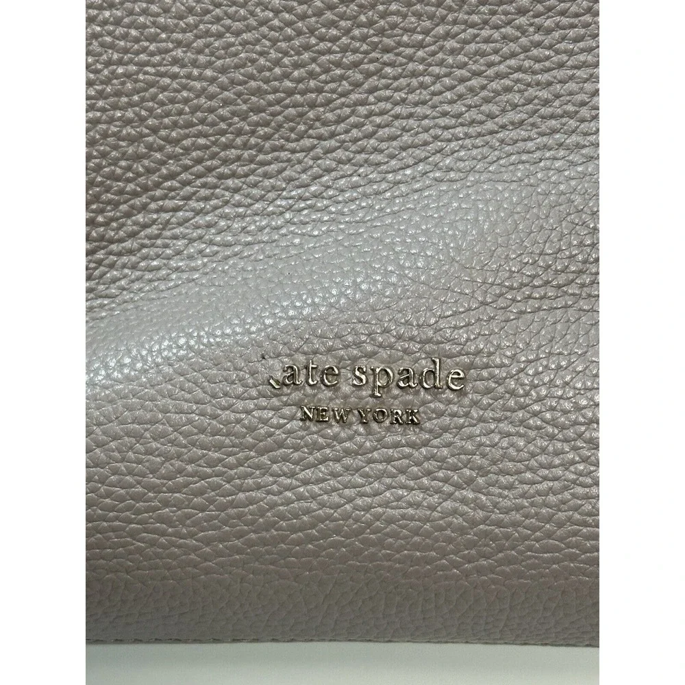 Kate Spade, Large Leather‎ Shoulder Bag Tassel - Taupe